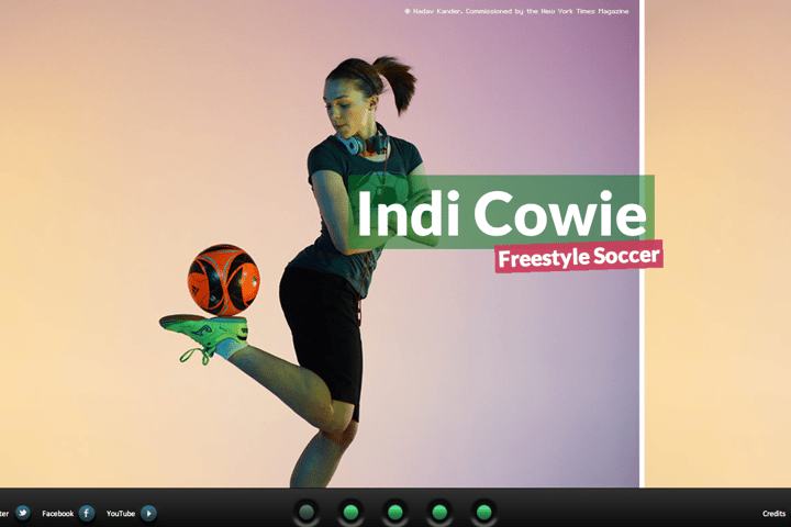 Indi Cowie website preview